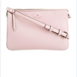 Kate Spade new triple gusset crossbody bag barbie pink